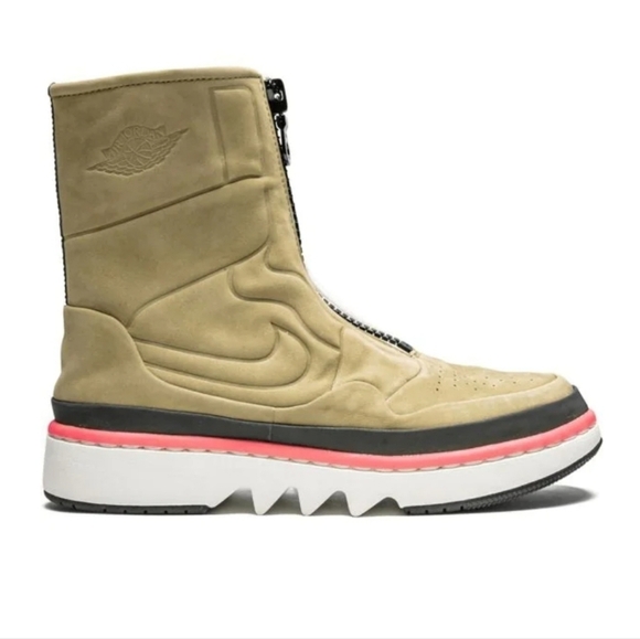 Air Jordan Nike 1 Retro Jester XX Utility Pack In Tan Pink Suede Boots Size 6.5 - Picture 16 of 16